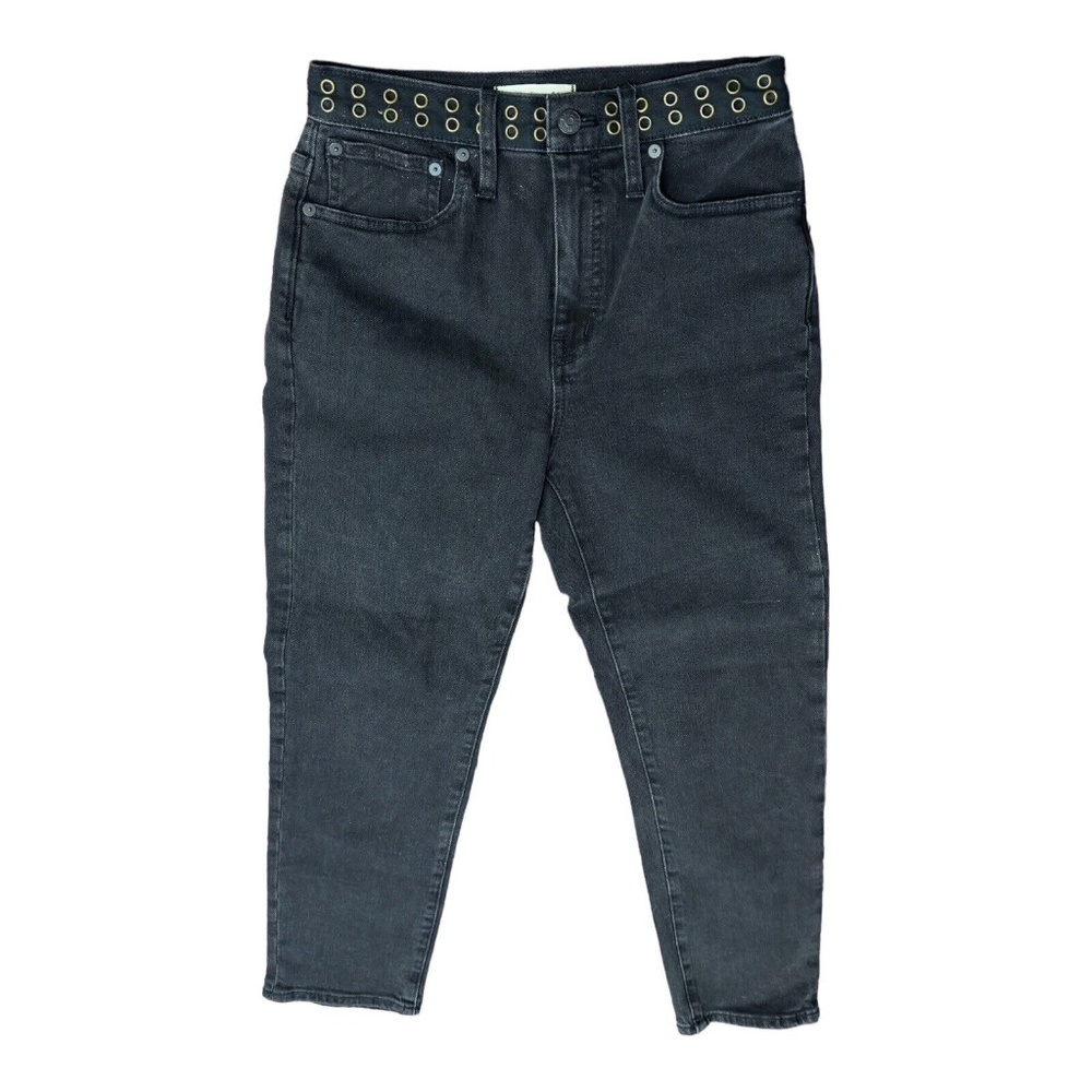 MADEWELL Classic Straight Jeans Black Size 26 In Lunar Wash J2054